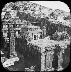 Ellora Mağaraları, Maharashtra, Hindistan, 19. yüzyılın sonları veya 20. yüzyılın başlarında by Unbekannt