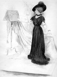 Cecile Sorel, Fransız aktris, 1909 by Unbekannt