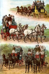 Parkta Ünlü Takımlar, 1887 by Unbekannt