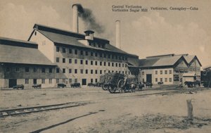 Central Vertientes Şeker Fabrikası, Camaguey, Küba, c1910 by Unbekannt