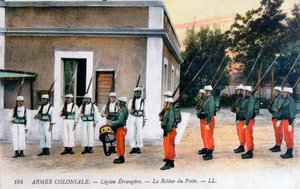 Muhafız Değişimi, Fransız Yabancı Lejyonu, c1910 by Unbekannt