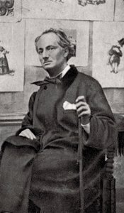 Charles Baudelaire, Fransız şair ve sanat eleştirmeni, 1857 by Unbekannt