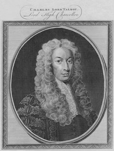 Charles Lord Talbot, Lord Yüksek Şansölye, 1786. by Unbekannt