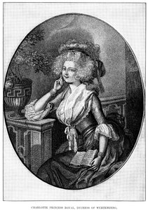 Charlotte Prenses Kraliyet, Würtemberg Düşesi, 19. yüzyıl by Unbekannt