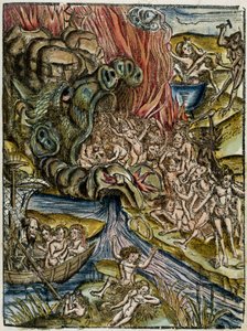 Charon (veya Caron), yeraltı dünyasının kayıkçısı by Unbekannt
