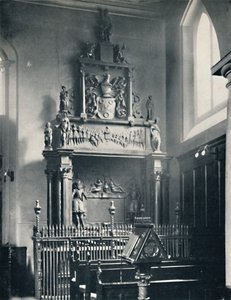 Kiralık ev. Şapeldeki Thomas Suttons Anıtı, 1925 by Unbekannt