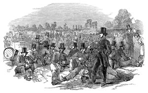 Çartist Ajitasyon, Bonners Fields Polis Gücü, 1848, 1900 by Unbekannt