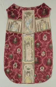 İşlemeli Orphrey Bantlı Chasuble Sırt, 1415-1425. by Unbekannt
