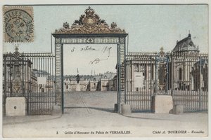 Chateau de Versailles: onur tablosu - 1905 tarihli kartpostal by Unbekannt