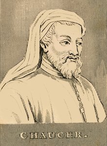Chaucer, 1343-1400, 1830. by Unbekannt
