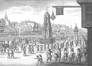 Cheapside, Cross and Conduit, 1638, 1809. by Unbekannt