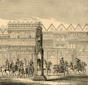 Cheapside Cross, 1547, 1897