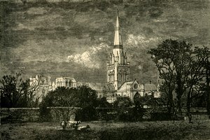 Chichester Katedrali, Güneyden, 1898. by Unbekannt