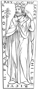 Childeric II c653-675, 12. yüzyıl 1849 by Unbekannt