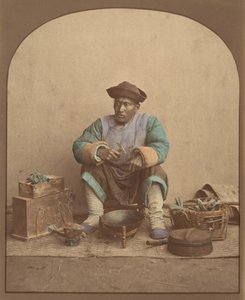 [Aletlerle Oturan Çinli Adam], 1870
