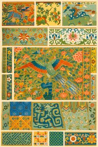 Çin resmi, dokuma, nakış ve emaye işi, 1898. by Unbekannt