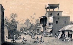 Chittapore yolu, Kalküta, 1847 by Unbekannt