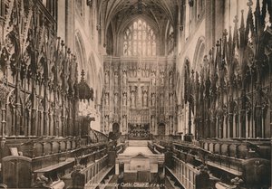 Winchester Katedrali Korosu, Hampshire, 20. yüzyılın başlarında by Unbekannt
