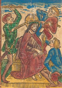 Dikenlerle Taçlandırılan İsa, c. 1490. by Unbekannt