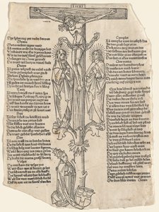 Papa Pius II ile Haç Üzerinde İsa, c. 1475. by Unbekannt