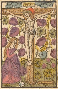 Bir Üzüm Asması ile Çarmıhta İsa, c. 14901500. by Unbekannt
