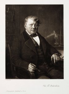 Christian Friedrich Schonbein, Alman kimyager, 1860 dolayları by Unbekannt