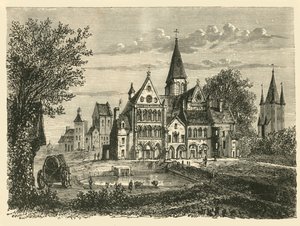Kilise ve Tapınak Kulesi, Paris, 1890. by Unbekannt