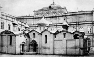 Ormandaki Kurtarıcı Kilisesi, Kremlin, Moskova, Rusya by Unbekannt