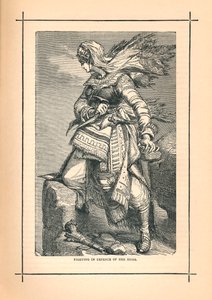 Rus işgaline karşı Schamyl için savaşan Çerkes Kadınlar, 1839 by Unbekannt