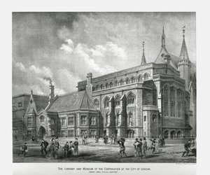 Londra Şehri Kütüphanesi ve Müzesi, 1886 by Unbekannt