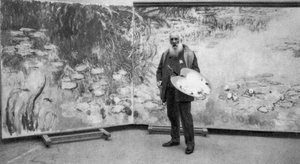 Claude Monet, Fransız İzlenimci ressam, 1923 by Unbekannt