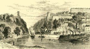 Clifton Asma Köprüsü, 1898. by Unbekannt