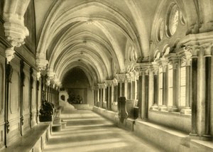 Cloisters, Heiligenkreuz Manastırı, Aşağı Avusturya, c1935. by Unbekannt