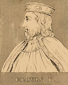 Clovis I, 466-511, 1830. by Unbekannt