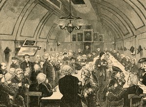 Cogers Hall, eski bir baskıdan, 1897. by Unbekannt