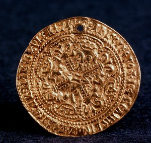 Çar Ivan III Averse Sikke Korabelnik: çiçek haçı, 1471-1490 by Unbekannt