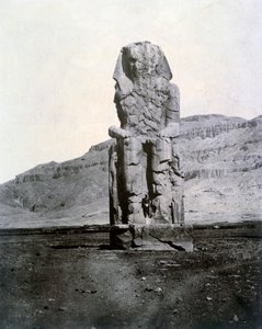 Memnon Heykeli, Teb, Mısır, 1852 by Unbekannt
