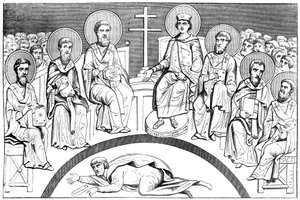 Nice ikinci konseyinin anılması, 9.-10. yüzyıl 1849 by Unbekannt