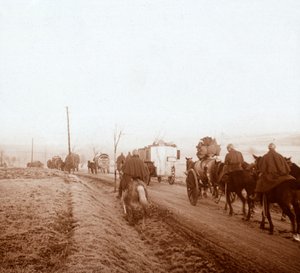 Konvoy, Genicourt, kuzey Fransa, 1916 by Unbekannt