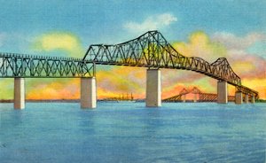 Cooper Nehri Köprüsü, Charleston, SC, 1942. by Unbekannt