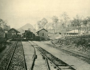 Cooran Tren İstasyonu, Queensland, 1901. by Unbekannt