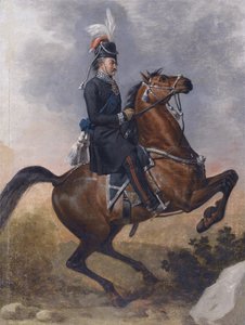 Kont Matvei İvanoviç Platov 1757-1818 at sırtında, 1800