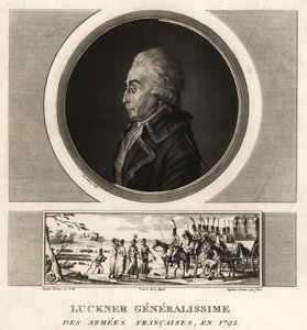 Kont Nicolas Luckner, Fransız Devrimci general Generalissime des Armees Francaises, 1794