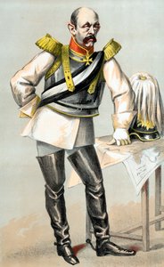 Kont Otto von Bismarck, Prusya-Alman devlet adamı, 1870 by Unbekannt