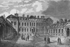Montagu Evi Avlusu, Great Russell Street, Bloomsbury, Londra, 1830 1878 by Unbekannt