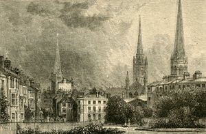 Coventry - Trinity Kuleleri, St. Michaels ve Christ Church, 1898. by Unbekannt