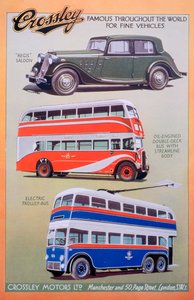 Crossley Motors reklamı, 1937 by Unbekannt