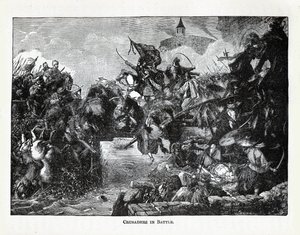 Savaşta Haçlılar, 1882 by Unbekannt