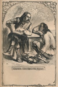 Crusoe Öğretim Cuma, c1870 by Unbekannt