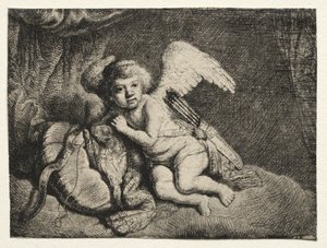 Aşk Tanrısı Dinlenme, 1600
